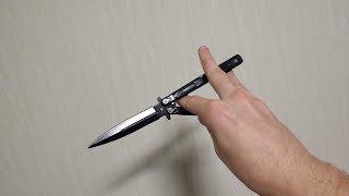 2 ПРОСТЫХ, НО ЭФФЕКТНЫХ ТРЮКОВ С НОЖОМ БАБОЧКОЙ | 2 balisong tricks