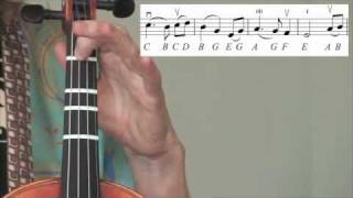 "Sad Romance" for violin: How to Play it Tutorial (Spanish, English, Portuguese Subtitles)