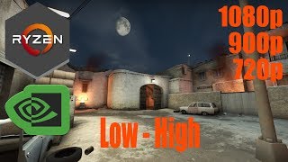 CS:GO - 16:9 - FPS Test - Ryzen 1600x + 1080 Ti