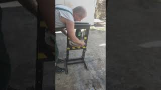 Испытания гидравлического пресса сделаного из домкрата. Часть 1