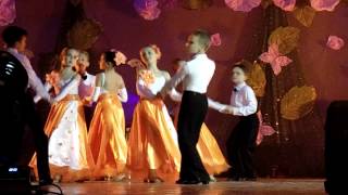 Бальные танцы дети Украина, концерт (вальс)
