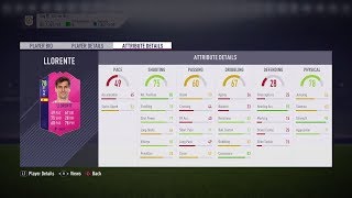 FIFA 18 Fernando Llorente Swap Card SBC