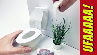 Como fazer um Vaso Sanitário para Barbie e Outras Bonecas!