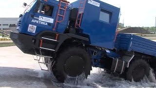 КАМАЗ-Арктика 6x6. Технические характеристики, подробный рассказ, показ жилого модуля внутри