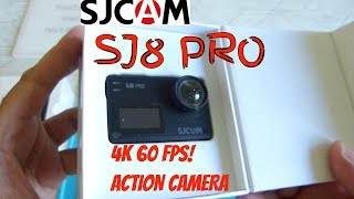 SJCAM SJ8 PRO unboxing and review / 4K 60fps action camera