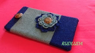 Чехол для планшета крючком.
