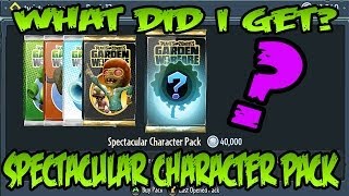 Plants Vs. Zombies: Garden Warfare - Purchasing the Spectacular Character Pack ($40,000)
