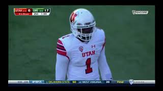 Oregon Ducks vs. Utah Utes- Oregon Highlights 10/28/2017