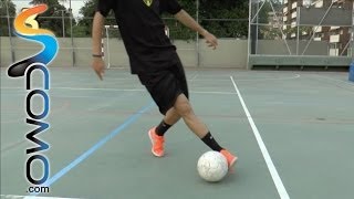 Cambio de dirección en el fútbol sala