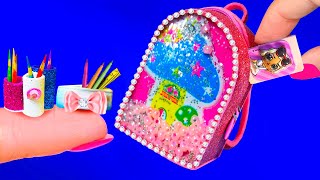 8 DIY BARBIE and LOL IDEAS / Miniature School Supplies / BACK TO SCHOOL / ИДЕИ для Барби и ЛОЛ