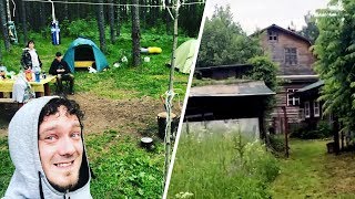 Выживание в дождь в лесу / Посетил старую дачу спустя 5 лет / Огород