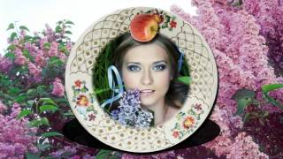 Ветка сирени упала на грудь