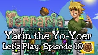 Terraria 1.3 Yoyo Let's Play Part 10: Skeletron, Valor, New Rooms! (1.3 expert playthrough)