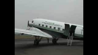 Irene, Peter and Becky: DC-3 Classic Flight 16th Dec 2007