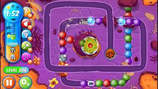 Marble Woka Woka Level 206 - NO BOOSTERS ? | SKILLGAMING ✔️