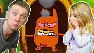 СМЕЕМСЯ и ДРАЗНИМ ЗВЕРЬКА Играем с Миланой в мультяшную Игру Do not disturb Детский летсплей FFGTV