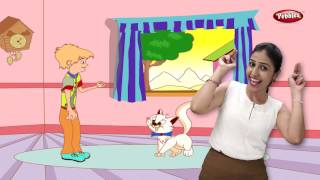 Pussy Cat With Actions | Nursery Rhymes For Kids With Lyrics | Action Songs For Children