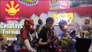 JAPAN EXPO 2015, Cosplays, Free hugs, Délire