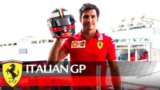 Carlos' lid for the Italian GP