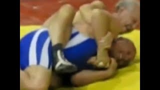 Old man,old man wrestling, old men wrestling,grandpa wrestling, mature daddy, mature daddy fitness,