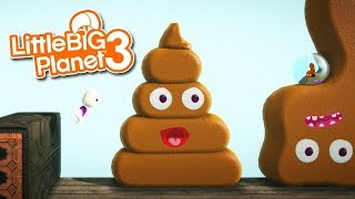 LittleBIGPlanet 3 - Poop King [by P-E-E_P] - Playstation 4 Gameplay, Walkthrough