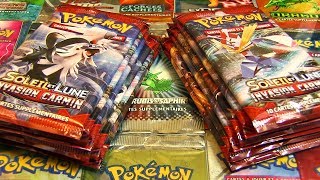 INCROYABLE OUVERTURE DE BOOSTER POKEMON SOLEIL ET LUNE !