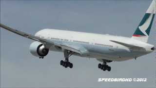 Cathay Pacific Airways Boeing 777-367(ER) [B-KPW] CLOSE UP Takeoff