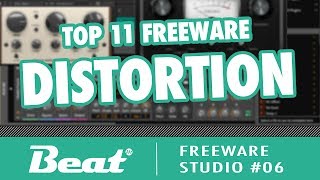 Top 11 Free Plugins VST Distortion, Saturation, Overdrive, Tape etc. | Freeware Studio #06
