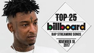 Top 25 • Billboard Rap Songs • November 18, 2017 | Streaming-Charts