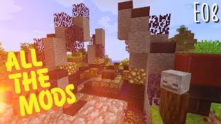 All the Mods - E08 - Blood Magic Living Armor and Tier 4 Altar (Modded Minecraft 1.10.2)