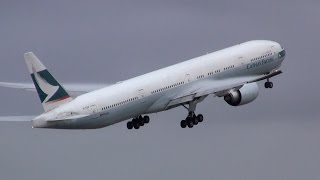 Cathay Pacific ► Boeing 777-300ER ► Takeoff ✈ Sydney Airport