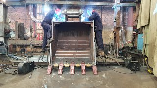 Видеоурок-39.Сборка и футеровка скального ковша 1.8 м3/Video tutorial-39.Assembly&lining rock bucket