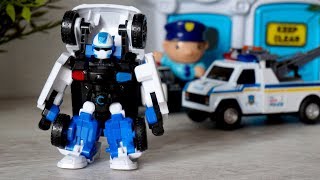 Тобот - Трансформер С. Полицейская машина и робот. Игрушки для мальчиков