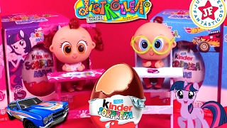 CHURRO y ATOLE de DISTROLLER abren Huevos KINDER SORPRESA MAXI! - Juguetes Fantásticos