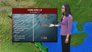 Bản Tin Thời Tiết Mới Nhất Trong Ngày 30/8/2018 | Dự Báo Thời Tiết 3 Ngày Tới