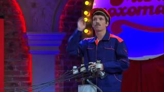 Высоковольтники на столбе | Мамахохотала-шоу на НЛО-ТВ