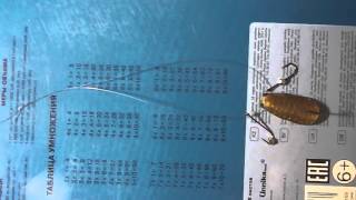 Оснастка донной блесны "гондурас" Homemade winter spoon baits.