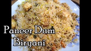 Paneer Dum Biryani/Veg Paneer Dum Biryani