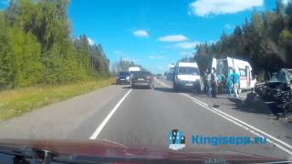 Страшное ДТП под Кингисеппом. Чудо спасло водителей и пассажиров? KINGISEPP.RU
