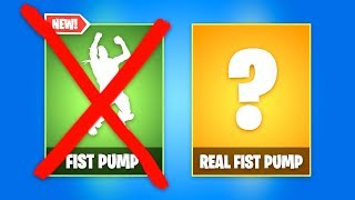 THE REAL FIST PUMP EMOTE (Fortnite Battle Royale)