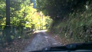 中津川林道①　　ドライブレコーダー　パジェロミニ