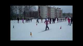 Весёлые старты на лыжах