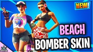 *NEW* BEACH BOMBER SKIN IN FORTNITE BATTLE ROYALE