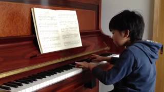 ギロック ワルツエチュード 8歳男子 Valse etude