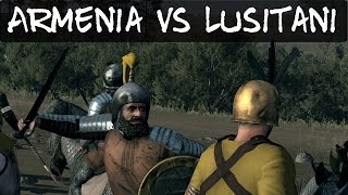 Total War Rome 2 Online Battle 139 Armenia vs Lusitani