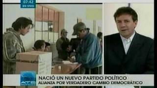Hugo San Martín en ATB red nacional como presidente de AVCD