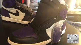 Jordan 1 "Court Purple" Unboxing & Detailed Review