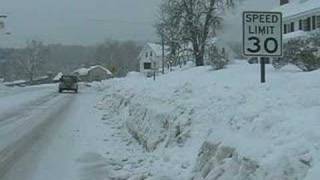 A 100-inch snow season at Lake Winnipesaukee, New Hampshire