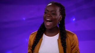 Renaida Braun sjunger Idol-juryn av stolarna i Idol 2016 - Idol Sverige (TV4)