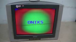 Ремонт старого телевизора ONIKS